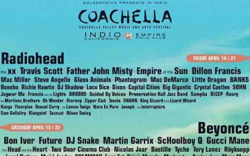 Coachella 2017に22組のHip-Hopアーティストが出演決定